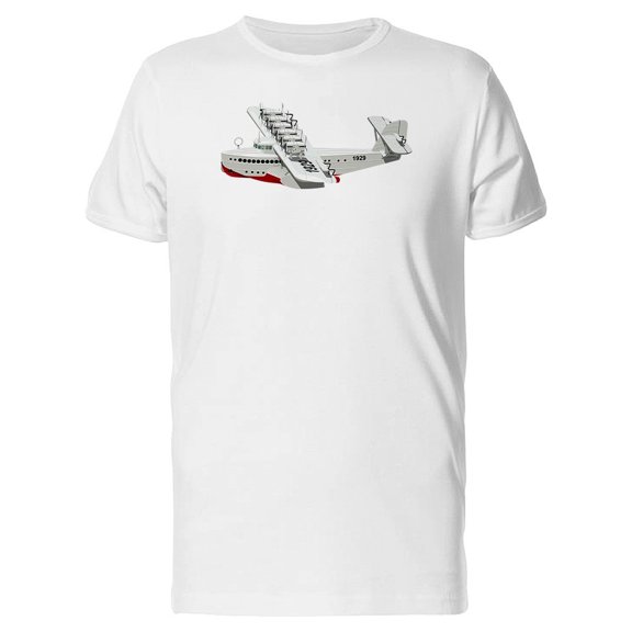 Sea Plane Cartoon Tee Men's -Image by Shutterstock