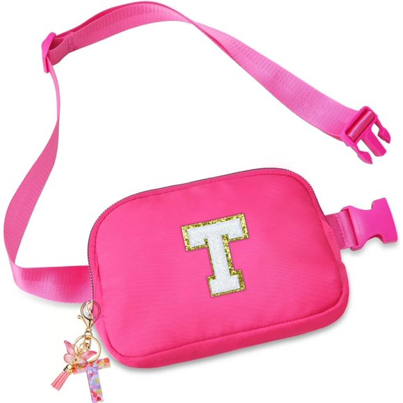 shiyou-Belt Crossbody Bag for Girls Women - girls fanny pack ages 8-12 Teen Birthday Gifts Small Waist Packs Trendy Kids Fanny Pack, Rose Red, T