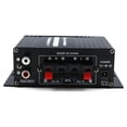 thumbnail image 4 of Tomfoto AK170 - Amplificador de audio digital de doble canal (20 W + 20 W), control de graves y agudos, para coche y hogar., 4 of 5