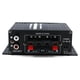 thumbnail image 4 of Tomfoto AK170 - Amplificador de audio digital de doble canal (20 W + 20 W), control de graves y agudos, para coche y hogar., 4 of 5