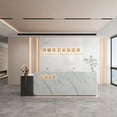 thumbnail image 1 of Luxury Bar Reception Desks Mobile Store Hotel Study Beauty Reception Desks Consul Conference comptoir magasin Furniture WJ20XP My Lux Decor Round, 1 of 7