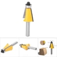 thumbnail image 4 of Router Bit, 8mm Shank Chamfer Bevel Edging Router Bit, Carbon Steel Woodworking Milling Cutter for Wood, Wood Work Carpenter Tools, 4 of 8