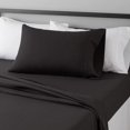 thumbnail image 1 of Lightweight Super Soft, Wrinkle-Free, Easy Care Microfiber 4-Piece Bed Sheet Set with 14-Inch Deep Pockets, Full, Bright White, Solid, 1 of 7