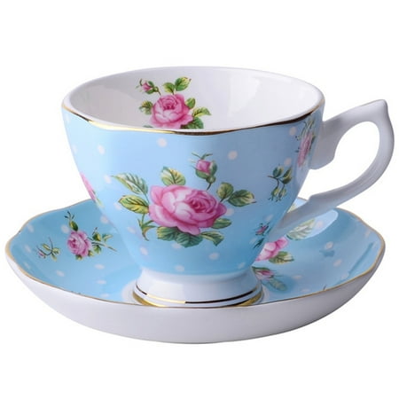 

Fine Bone China Coffee Cup Saucer Design Coffee Cup Wave Cup Dish Blue