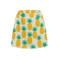 thumbnail image 2 of Uorisango Cute Pineapple Womens Tennis Golf Skirts Stretchy Polyester Spandex Fabric Women's Active Performance Skort Underneath Versatile Lightweight for Workout Sports Size M, 2 of 7