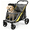 Black, variant on Pet Stroller Dog Stroller – Heavy Duty All-Terrain Wagon for Large & Medium Pets, Extra Spacious Collapsible with Dual Entry, Lockable 360° Wheels & One-Foot Brake – Ideal for Senior or Disabled Pets