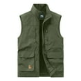 thumbnail image 7 of Kureaily Men's Fishing Vest Safari Travel Vest with Pockets Outdoor Work Photo Fly Summer Vest, 7 of 7