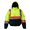 Yellow/Black, variant on Premium High Visibility Hi Vis Reflective Fleece Lined Waterproof Safety Jacket / Parka (X-Large, Orange)