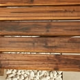 thumbnail image 7 of Patio Festival Outdoor Adirondack Solid Wood Bench in Natural Color, 7 of 7