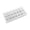 A04_White, variant on Teardrop Shaped 16-Cavity Chocolate Mold Transparent Plastic Candy Making Tray