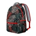 thumbnail image 2 of Hawaii Tropical Wind Palm Leaves Print Backpack: Large Capacity Durable Daypack for Students, Lightweight Laptop Bookbag with Padded Sleeve, Perfect Gift for Campus Commute, 2 of 6