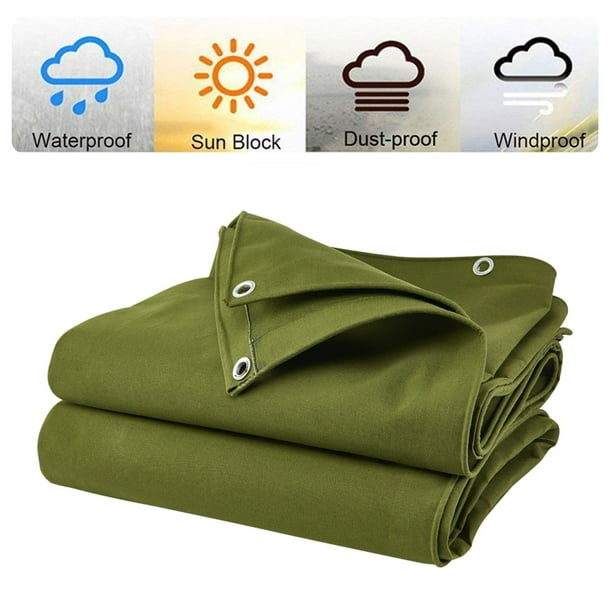 Bestller 6x8FT Heavy Duty Tarps Tarpaulin Waterproof Dustproof Ground