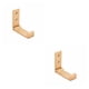 thumbnail image 4 of Billuyoard Folding Hanging Hooks Aluminium Alloy Punch Strong Rack Foldable Towel Free Bearing Invisible Hanger for Bathroom Living Room oro 2piezas Billuyoard CBP259067, 4 of 6
