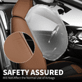 thumbnail image 4 of Florich Front Car Seat Covers, Breathable&Waterproof Faux Leather Seat Protectors, Automotive Interior Accessories Universal Fit Most Cars, Coffee, 4 of 5