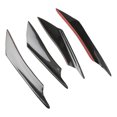 thumbnail image 5 of BAOSITY 4 Pieces Front Bumper Diffuser Car Body Decor, Universal, Accessories ,Curved Shape Front Bumper Diffuser for Direct Replaces, Supplies Car Carbon fiber, 5 of 8