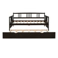 thumbnail image 5 of Pinovk Twin Size Daybed Wood Bed with Twin Size Trundle,Espresso, 5 of 11