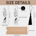thumbnail image 2 of Pet Dog Book Markers Paw Rectangle Bookmarks Acrylic Tassels Inspirational for Teachers Students Book Lovers Dog Lovers Adults Female Son School 1.3x4.6Inch, 2 of 7