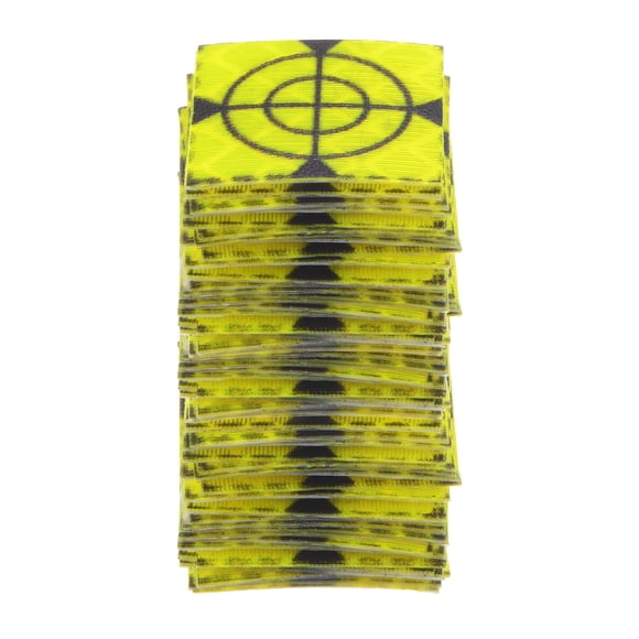 Unique Bargains 80packs Survey Reflector Sheets 20mm Self-adhesive Survey Target Mark, Green