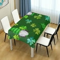 thumbnail image 7 of GZHJMY St. Patrick's Day Gnome Tablecloth, Rectangle Waterproof Washable Polyester Table Cover for Picnic Dinner Holiday Party Decor, 60 x 120 Inch, 7 of 7