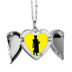 thumbnail image 1 of Collar colgante de alas de ángel Unbranded fe budista, 1 of 3