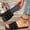 Black, variant on Women's Square Toe Metal Ornament Flat Sandals, Wide Width Open Toe Breathable Casual Summer Beach Slippers Black 38
