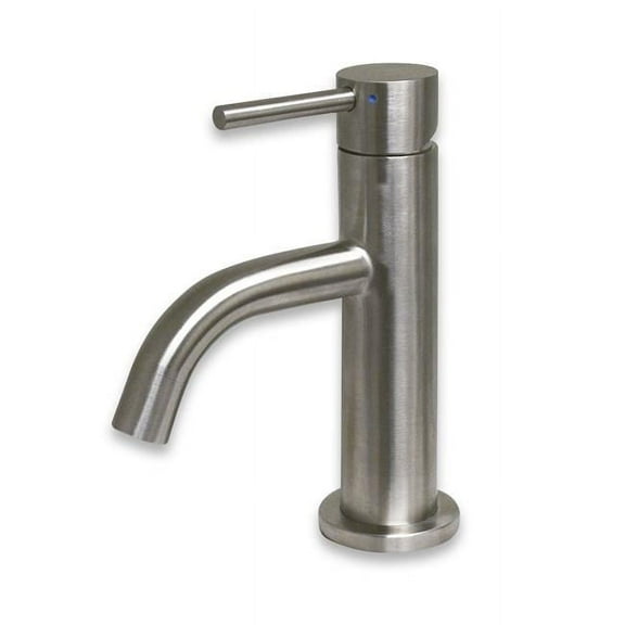 Whitehaus Bathroom Faucet With Brushed Stainless Steel Finish WHS1010-SB-BSS