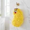 thumbnail image 2 of Unique Bargains Cartoon Chenille Hand Towels for Bathroom Yellow/Orange 10" x 6"/5" x 6", 2 of 6