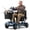 Gray-Blue, variant on TieTie 4-Wheel Mobility Scooter for Adults & Seniors, Foldable, 270W Motor, 5 MPH, Long-Range Battery, 3 Storage Baskets & USB, LED Lights, 265 lbs Cap, Only 50.7 lbs
