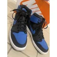 thumbnail image 2 of Ni - ke Ni - ke Air Jordan AJ1 KO High OG 638471-007 Black 638471 007 Sport Blue Retro 1, 2 of 5