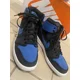 thumbnail image 2 of Ni - ke Ni - ke Air Jordan AJ1 KO High OG 638471-007 Black 638471 007 Sport Blue Retro 1, 2 of 5