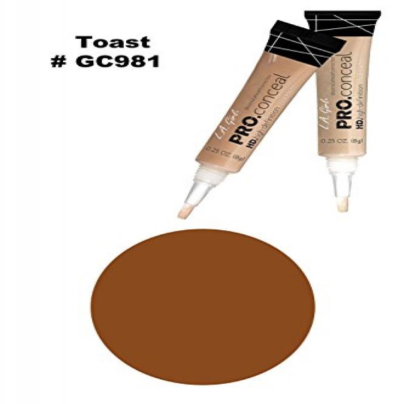 la girl pro high definition concealer (3, gc 981 toast)