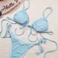 thumbnail image 4 of Tponi Womens Bikini Swimsuits Bikinis Elastic Blue Swimsuit Cleaner L, 4 of 6