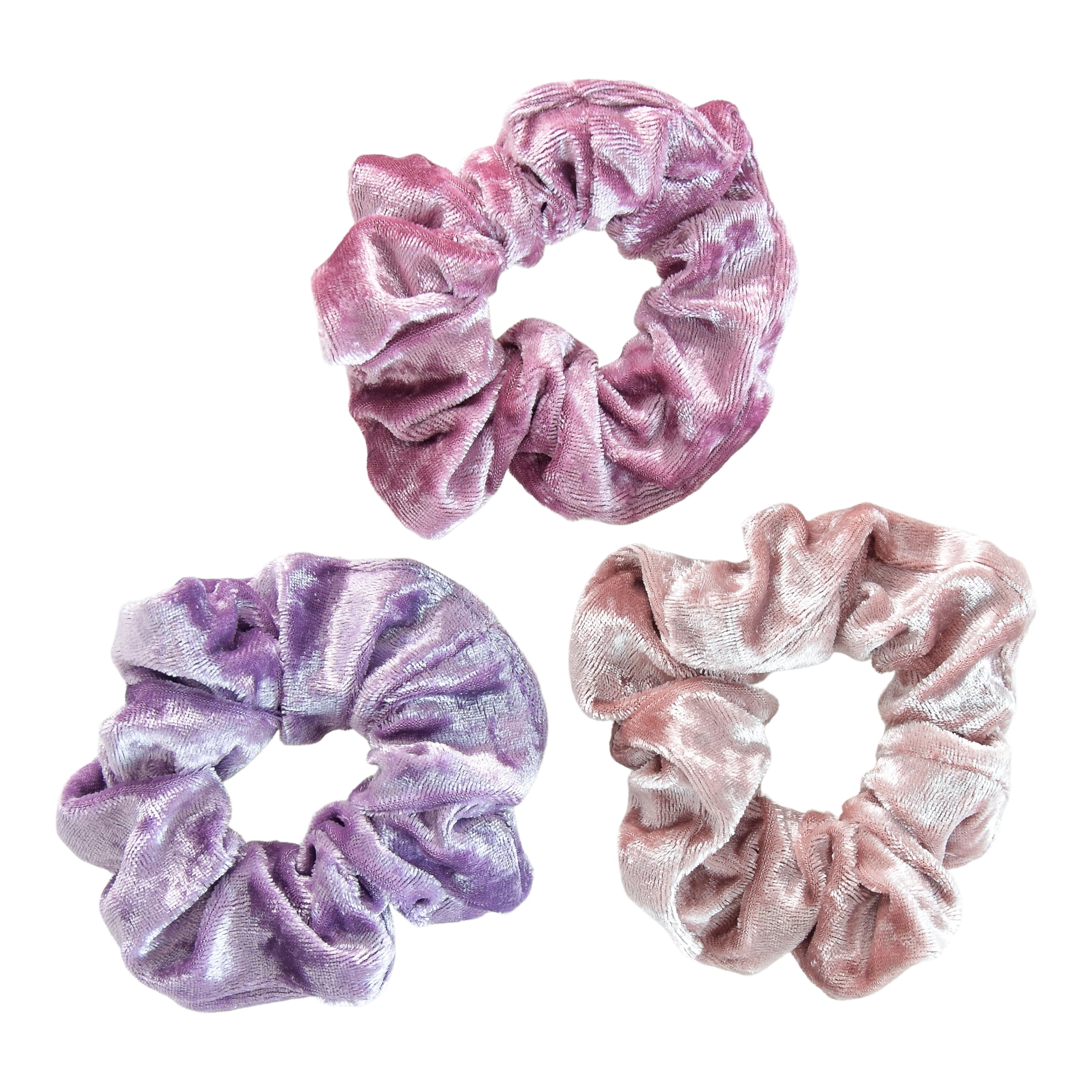 Top Quality Cotton Scrunchies with Small Star Pattern in Five Summer Colours 