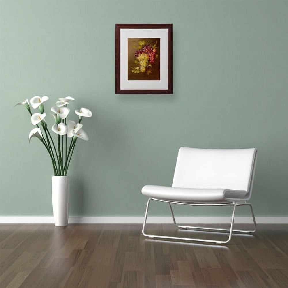 "Still Life with Grapes" Canvas Art by Rio, Wood Frame