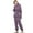 G-Purple, variant on Defitshape Women's Fuzzy Fleece Pajama Set 2 Piece Fluffy Pjs Long Sleeve Shirt Pants Set Ladies Cute Winter Fall Warm Thermal Loose Baggy Plush Lounge Set Loungewear Grey Small