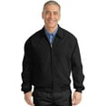 thumbnail image 2 of Port Authority ®  Casual Microfiber Jacket. J730 Xl Bright Navy/ Pewter, 2 of 3