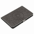 thumbnail image 6 of Galaxy Tab A 8.0 2018 Case, Dteck Slim Fit Embossed Flower Pattern PU Leather Folio Stand Case with Card Holders Cover for Samsung Galaxy Tab A 8 inch 2018 Release SM-T387 Tablet, Gray, 6 of 7
