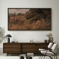 thumbnail image 4 of Large Framed Canvas Print Abstract Modern Wall Art Decorative Ready to Hang Painting for Living room Bedroom - 60"x30" Black Frame, 4 of 9