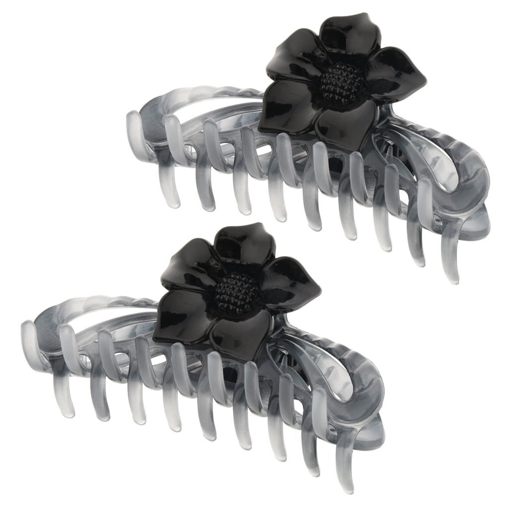2x Large Hair Claw Clip Plastic Strong Holding Power Hairpins Paw for Ladies 