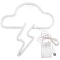 thumbnail image 1 of Letreros de neón con forma de nube, letreros LED, decoración de dormitorio, lámpara de noche LED alimentada por USB o pilas, letrero de luz de neón para bar, fiesta, baño, 1 of 5
