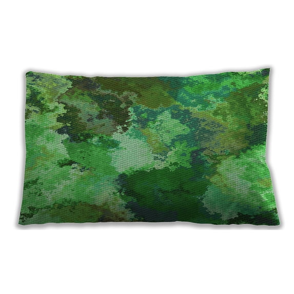 Ahgly Company Outdoor Rectangular Contemporary Lumbar Throw Pillow, 13 inch by 19 inch