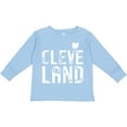 thumbnail image 3 of Inktastic Cleveland, Ohio Distressed Font Boys or Girls Long Sleeve Toddler T-Shirt, 3 of 5