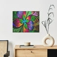 thumbnail image 6 of Naloa Multicolored Beautiful Flower Print Canvas Bathroom Wall Art,Bathroom Wall Art Decoration, Canvas Poster Prints,Decorative Paintings for Living Room, Bathroom, Kids Room, 6 of 6