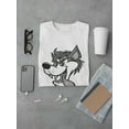 thumbnail image 3 of Cool Crazy Evil Wolf T-Shirt Men -Image by Shutterstock, Male 4X-Large, 3 of 4