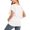thumbnail image 4 of Camiseta de maternidad de manga corta de verano, camiseta de maternidad para lactancia para mujer Camiseta de maternidad de manga corta para lactancia para mujer Resultados impresionantes, 4 of 8