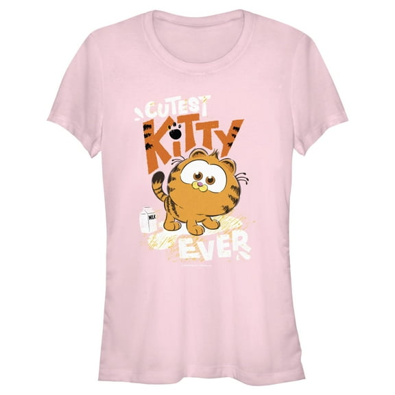 Junior's The Garfield Movie Cutest Kitty Ever  Graphic T-Shirt
