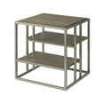 thumbnail image 6 of Roundhill Furniture Wood/Metal Padena End Table with Shelf in Graphite Gray, 6 of 9