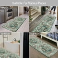 thumbnail image 2 of Wonnitar 2'x6' Washable Kitchen Runner Rug,Hallway Entryway Runner Rug, Oriental Medallion Distressed Non-Slip Mat, Bohemian Low-Pile Floor Carpet Runner for Bathroom Laundry Bedside, 2 of 6