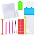 thumbnail image 2 of CNKOO 20 Pcs/set Color Random Crystal DIY Painting Tools Set 28 Grinds Storage Box Crystal Tray Painting Pens Kit, 2 of 10