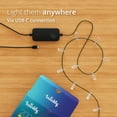 thumbnail image 6 of Twinkly Candies Indoor String Lights, 19.7 ft, USB-C, RGB LED, 100 Pack, 6 of 9